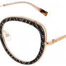 MISSONI MIS-0043-0KDX-50 Eyeglasses Eye Glasses 0KDX BLACK Authentic New 50mm FE