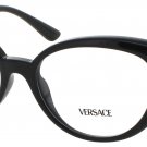 VERSACE 0VE3349U-GB1-53 Eyeglasses Eye Glasses GB1 BLACK Authentic New 53mm FEMA
