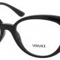 VERSACE 0VE3349U-GB1-53 Eyeglasses Eye Glasses GB1 BLACK Authentic New 53mm FEMA