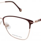 CAROLINA HERRERA CH-0040-0YK9-54 Eyeglasses Eye Glasses 0YK9 BURGUNDY Authentic