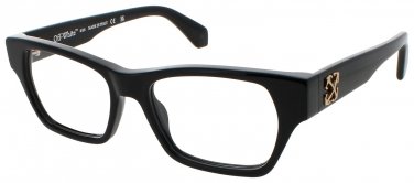 OFF WHITE STYLE-7E-OERJ07EF24PLA0017 Eyeglasses Eye Glasses 1000 BLACK Authentic