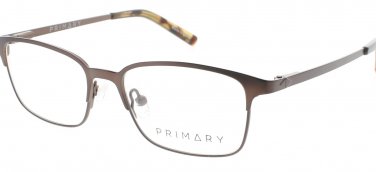 PRIMARY PK124-BROWN-45 Eyeglasses Eye Glasses Brown Brown Authentic New KIDS