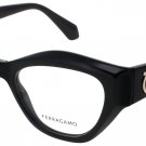 SALVATORE FERRAGAMO SF2982-001-52 Eyeglasses Eye Glasses 001 BLACK Authentic New