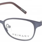 PRIMARY PK122-NAVY-45 Eyeglasses Eye Glasses Navy Navy Authentic New KIDS