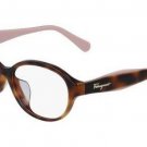 SALVATORE FERRAGAMO SF2856A21452 Eyeglasses Eye Glasses 214 HAVANA Authentic New