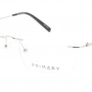 PRIMARY 1072-SILVER-53 Eyeglasses Eye Glasses SILVER SILVER Authentic New 53mm M