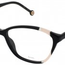 CAROLINA HERRERA HER-0122-0KDX-55 Eyeglasses Eye Glasses 0KDX BLACK Authentic Ne