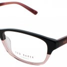 TED BAKER BIO717-BLK-53 Eyeglasses Eye Glasses BLK BLACK Authentic New 53mm FEMA