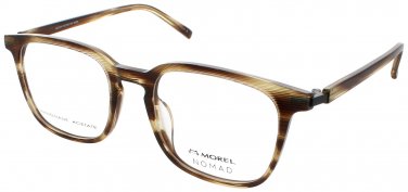 NOMAD-MOREL 40124N-GN08-53 Eyeglasses Eye Glasses GN08 BROWN/GREEN Authentic New