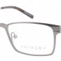 PRIMARY PK126-GUNMETAL-46 Eyeglasses Eye Glasses Gunmetal Gunmetal Authentic New