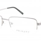PRIMARY PT104-GUNMETAL-53 Eyeglasses Eye Glasses Gunmetal Gunmetal Authentic New