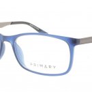 PRIMARY PN514-BLUE-56 Eyeglasses Eye Glasses BLUE BLUE Authentic New 56mm Male
