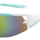 BOLLE AEROMAX-WHITE-MATTE-MINT-MODULATOR-BROWN-EMERALD-OLEO-AF Sunglasses Sun Gl