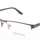 OPTIKA OM-107-BRN-54 Eyeglasses Eye Glasses BRN BROWN Authentic New 54mm Unisex OPTIKA OM-107-BRN-54 Eyeglasses Eye Glasses BRN BROWN Authentic New 54mm Unisex
