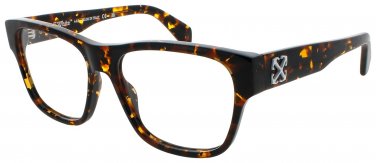 OFF WHITE STYLE-7D-OERJ07DF24PLA0017 Eyeglasses Eye Glasses 6000 HAVANA Authenti