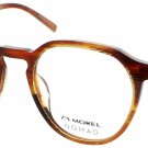 NOMAD-MOREL 40123N-TO05-50 Eyeglasses Eye Glasses TO05 BROWN/ORANGE Authentic Ne