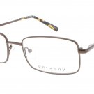PRIMARY 1116BRN-53 Eyeglasses Eye Glasses BRN BRN Authentic New 53mm UNISEX