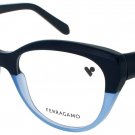 SALVATORE FERRAGAMO SF2970-414-53 Eyeglasses Eye Glasses 414 BLUE Authentic New