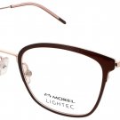 LIGHTEC-MOREL LIGHTEC-30235L-MP06-51 Eyeglasses Eye Glasses MP06 BROWN/GOLD Auth