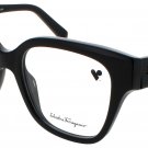 SALVATORE FERRAGAMO SF2952-001-53 Eyeglasses Eye Glasses 001 BLACK Authentic New