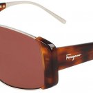 SALVATORE FERRAGAMO SF267S-723 Sunglasses Sun Glasses 723 GOLD Authentic New 55m