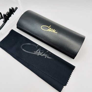 Cazal Legends Eyeglasses Eye Glasses Case Hard Oval Black NEW