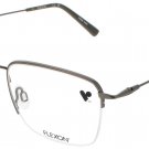 FLEXON H6041-033-52 Eyeglasses Eye Glasses 033 GUNMETAL Authentic New 52mm MALE