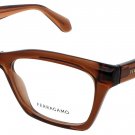 SALVATORE FERRAGAMO SF2986-232-53 Eyeglasses Eye Glasses 232 TRANSPARENT Authent