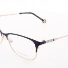 CAROLINA HERRERA CH-0074-0L53 Eyeglasses Eye Glasses 0LKS GOLD Authentic New 53m