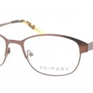PRIMARY PN111-BROWN-50 Eyeglasses Eye Glasses BROWN BROWN Authentic New 50mm UNI