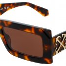OFF WHITE LAUREL-OERI73PF24PLA001607 Sunglasses Sun Glasses 6064 HAVANA Authenti