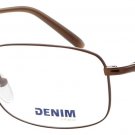 DENIM 132-01D1-54 Eyeglasses Eye Glasses 01D1 HAVANA Authentic New 54mm UNISEX