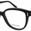 SALVATORE FERRAGAMO SF2994-001-53 Eyeglasses Eye Glasses 001 BLACK Authentic New