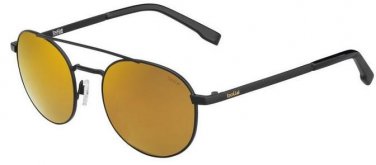 BOLLE OVA-BLACK-MATTE-HD-POLARIZED-BROWN-GOLD-CAT-3 Sunglasses Sun Glasses BLACK