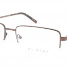 PRIMARY PT104-MATTEBROWN-53 Eyeglasses Eye Glasses Matte Brown Matte Authentic N