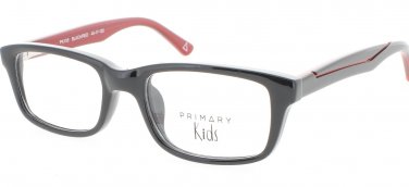 PRIMARY PK105-BLACK/RED-45 Eyeglasses Eye Glasses Black/Red Black/Red Authentic