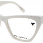 KARL LAGERFELD KL6171-105-54 Eyeglasses Eye Glasses 105 WHITE Authentic New 54mm