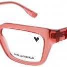 KARL LAGERFELD KL6152-610-52 Eyeglasses Eye Glasses 610 ROSE Authentic New 52mm