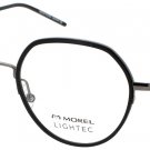 LIGHTEC-MOREL 30264L-NG18-50 Eyeglasses Eye Glasses NG18 BLACK Authentic New 50m LIGHTEC-MOREL 30264L-NG18-50 Eyeglasses Eye Glasses NG18 BLACK Authentic New 50m
