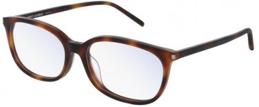 SAINT LAURENT SL29700753 Eyeglasses Eye Glasses 007 HAVANA Authentic New 53mm FE