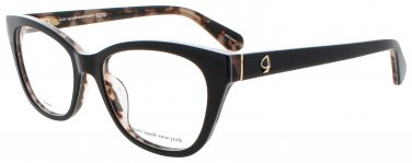 KATE SPADE CAROLAN-0807-50 Eyeglasses Eye Glasses 0807 BLACK Authentic New 50mm