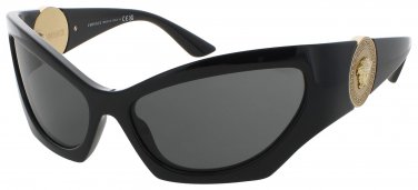 VERSACE 0VE4450-GB1/87 Sunglasses Sun Glasses GB1/87 BLACK Authentic New 60mm FE