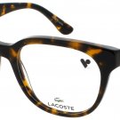 LACOSTE L2901-230-53 Eyeglasses Eye Glasses 230 HAVANA Authentic New 53mm FEMALE