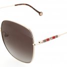 CAROLINA HERRERA CH-0035-S-0J5G-HA Sunglasses Sun Glasses 0J5G GOLD Authentic Ne