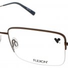 FLEXON H6073-414-56 Eyeglasses Eye Glasses 414 SATIN Authentic New 59mm MALE