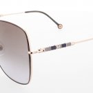 CAROLINA HERRERA CH 0035/S 0HZJ/QR Sunglasses Sun Glasses 0HZJ GOLD Authentic Ne