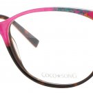 COCO SONG SHERRY-RED-CV254.02-09 Eyeglasses Eye Glasses C02 PINK Authentic New 5