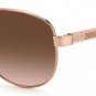 KATE SPADE  FARA/S Sunglasses Woman Sun Glasses AU2M2 RED GOLD Aviator 57mm