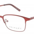 PRIMARY PK124-BURGUNDY-45 Eyeglasses Eye Glasses Burgundy Burgundy Authentic New