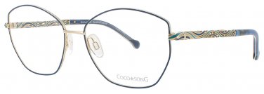 COCO SONG SURFING-DOLPHIN-CV228.02-09 Eyeglasses Eye Glasses C02 BLUE Authentic